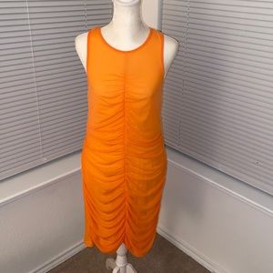 🧡 🍊Mesh bodycon dress size XL (12) 🧡🍊 NEW